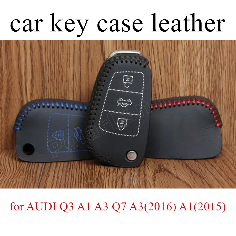 AUDI Q3 A1 A3 Q7 A3 (2016) A1 (2015) A3 (2015) S3 (2014)   Ű ̽ ڵ     Ű Ŀ/new arrival Key Case Car Hand Sewing Leather Key Cover for A